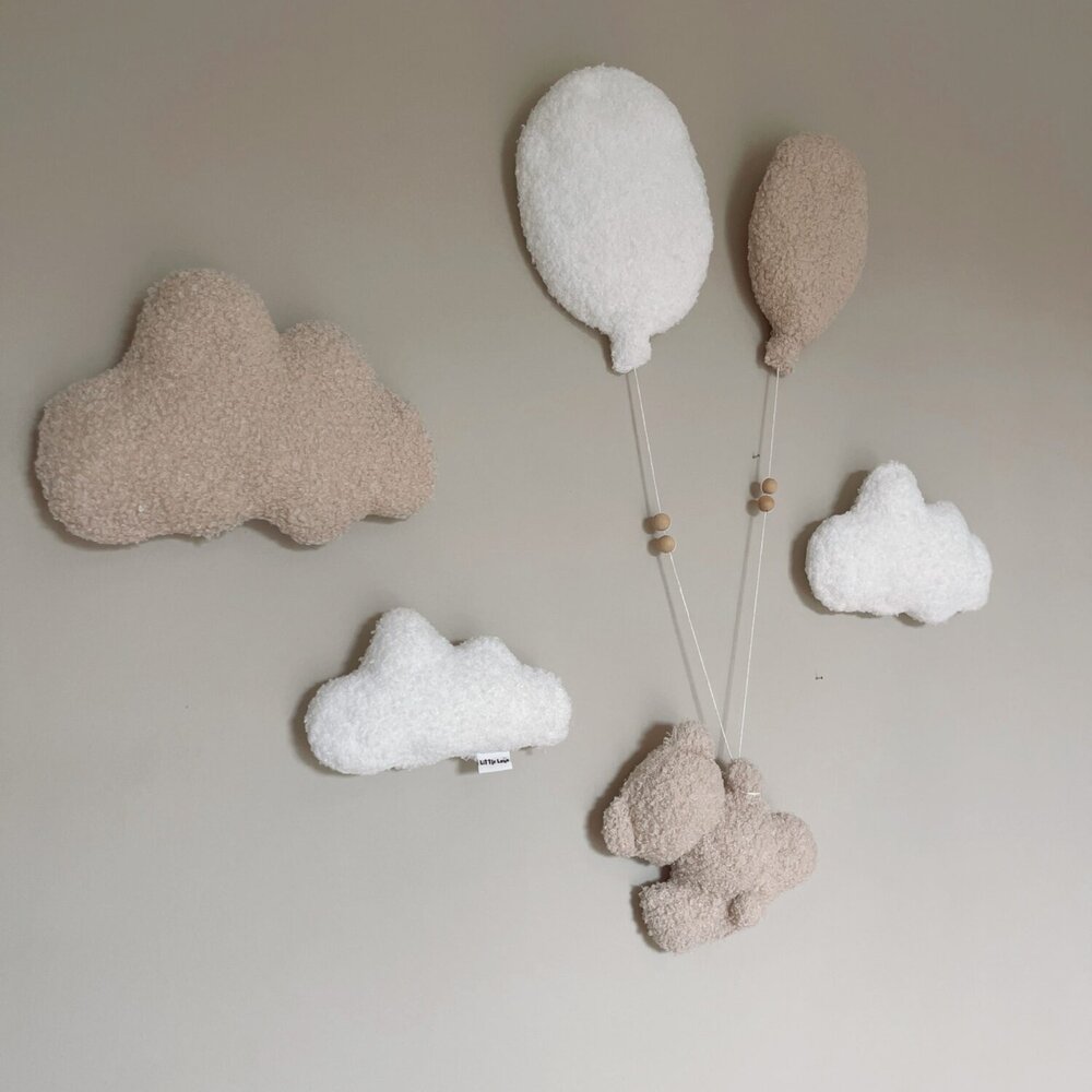 Teddy bouclé wall deco big