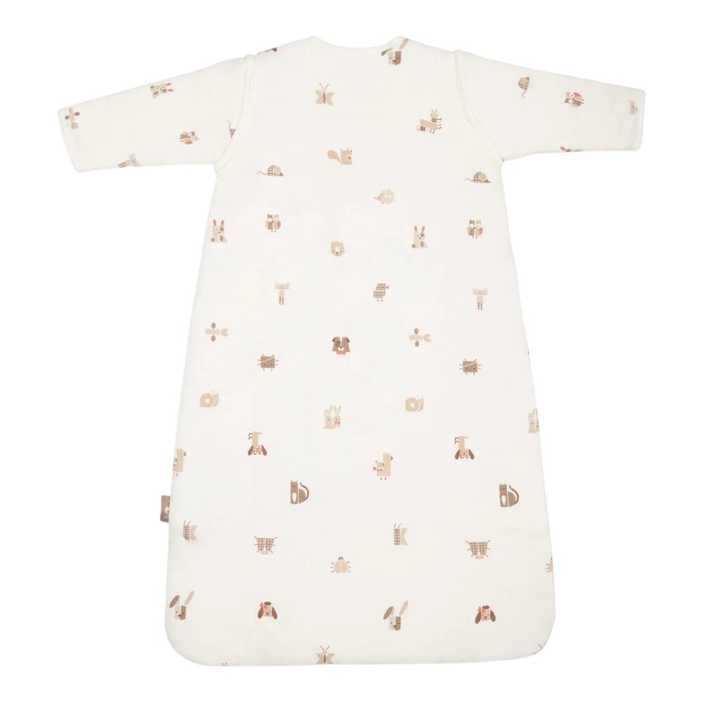 Slaapzak met afritsbare mouw 110cm Animal friends Slaapzak met afritsbare mouw 110cm Animal friends