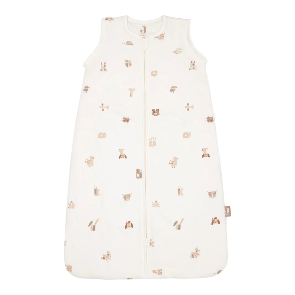 Slaapzak met afritsbare mouw 110cm Animal friends Slaapzak met afritsbare mouw 110cm Animal friends