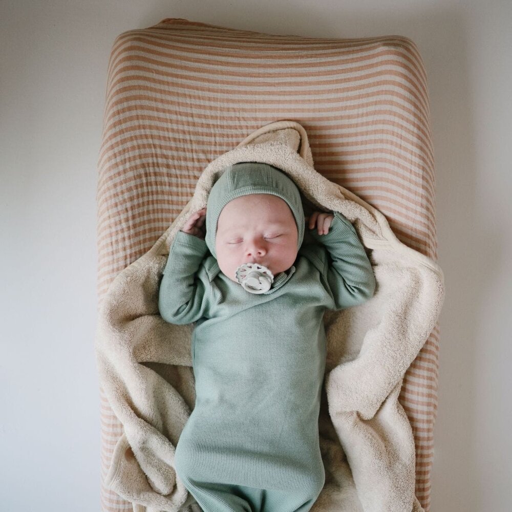 Verzorgingskussenhoes Natural stripes