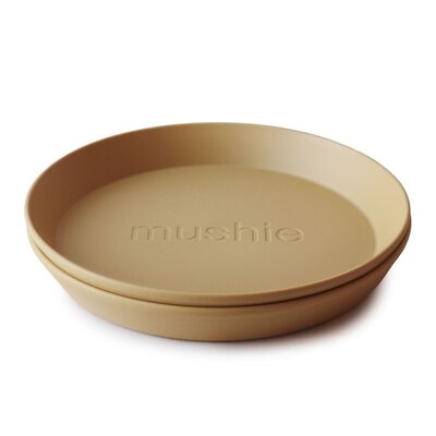 Borden rond - 2 Stuks Mosterd