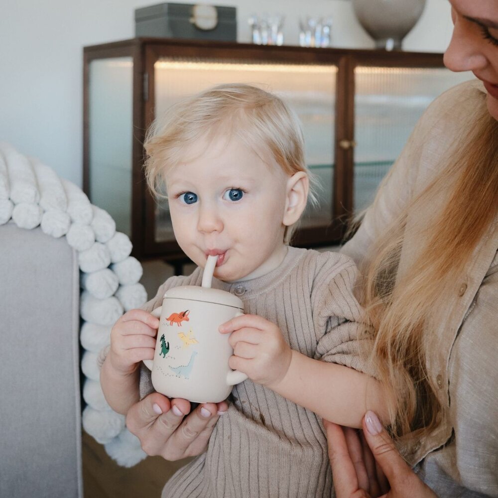 Trainingbeker + rietje Dino Trainingbeker + rietje Dino