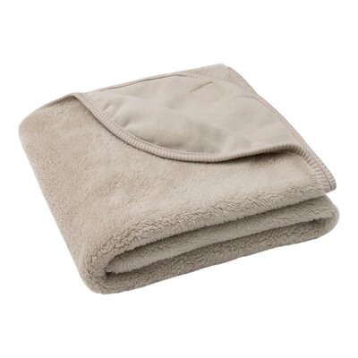 Deken Ledikant 75x100cm Basic Jersey/Sherpa Warm Sand Deken Ledikant 75x100cm Basic Jersey/Sherpa Warm Sand