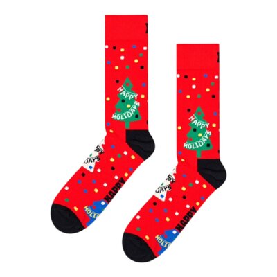 Sokken volwassenen Kerstboom rood