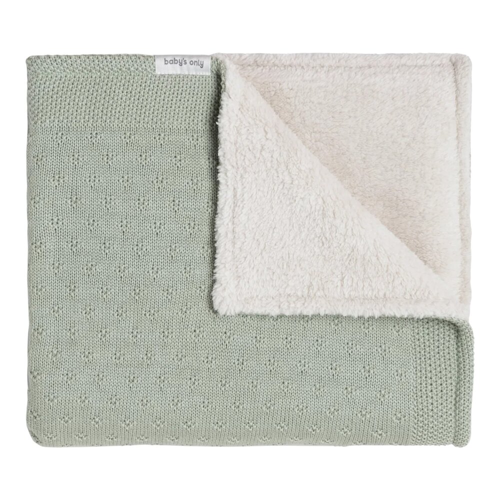Wiegdeken teddy Mood laurel green Wiegdeken teddy Mood laurel green