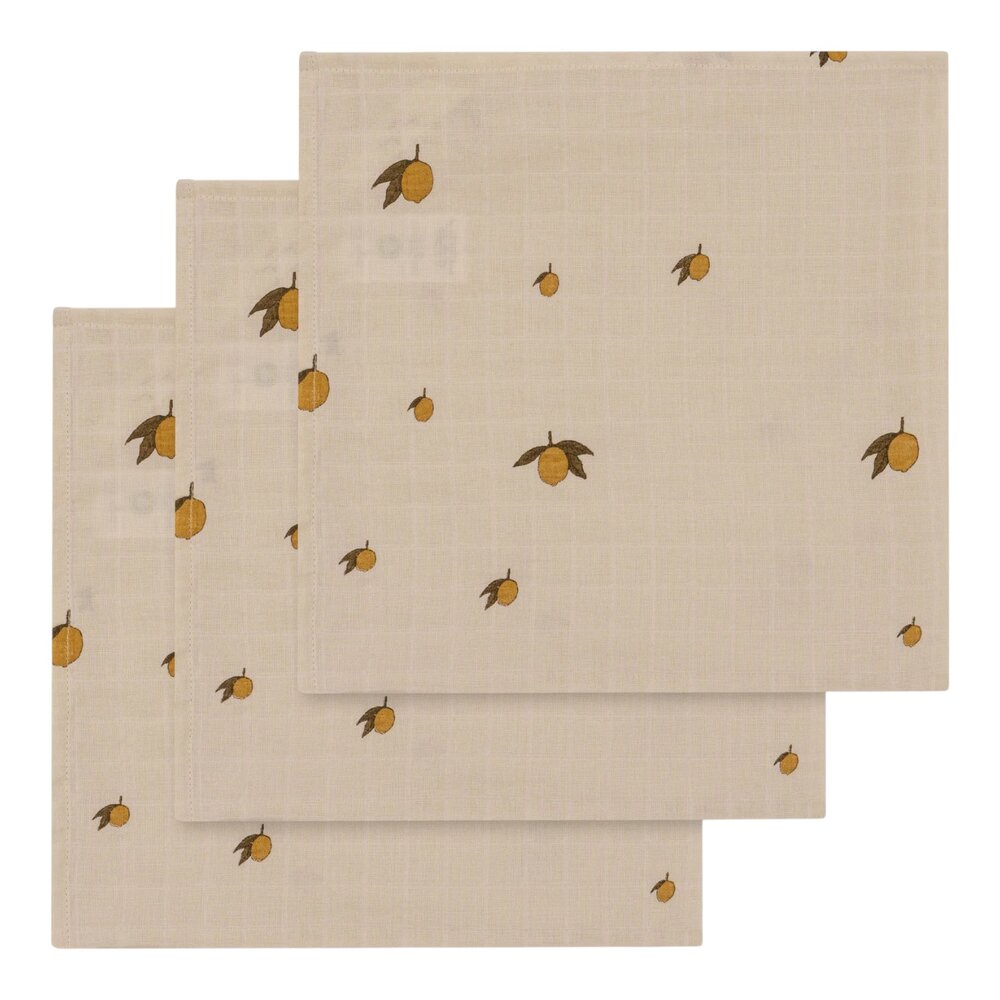 3 pack tetradoeken Gots Lemon 3 pack tetradoeken Gots Lemon