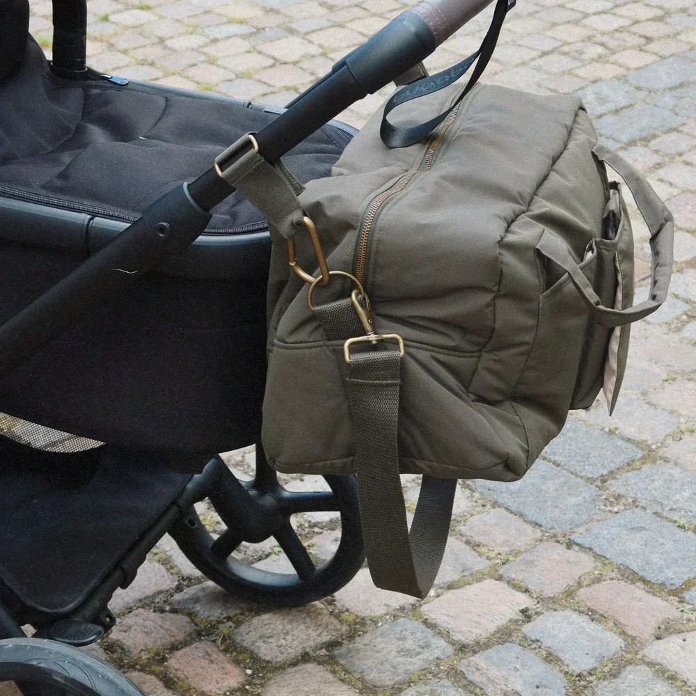 Ophangband kinderwagen Moss grey