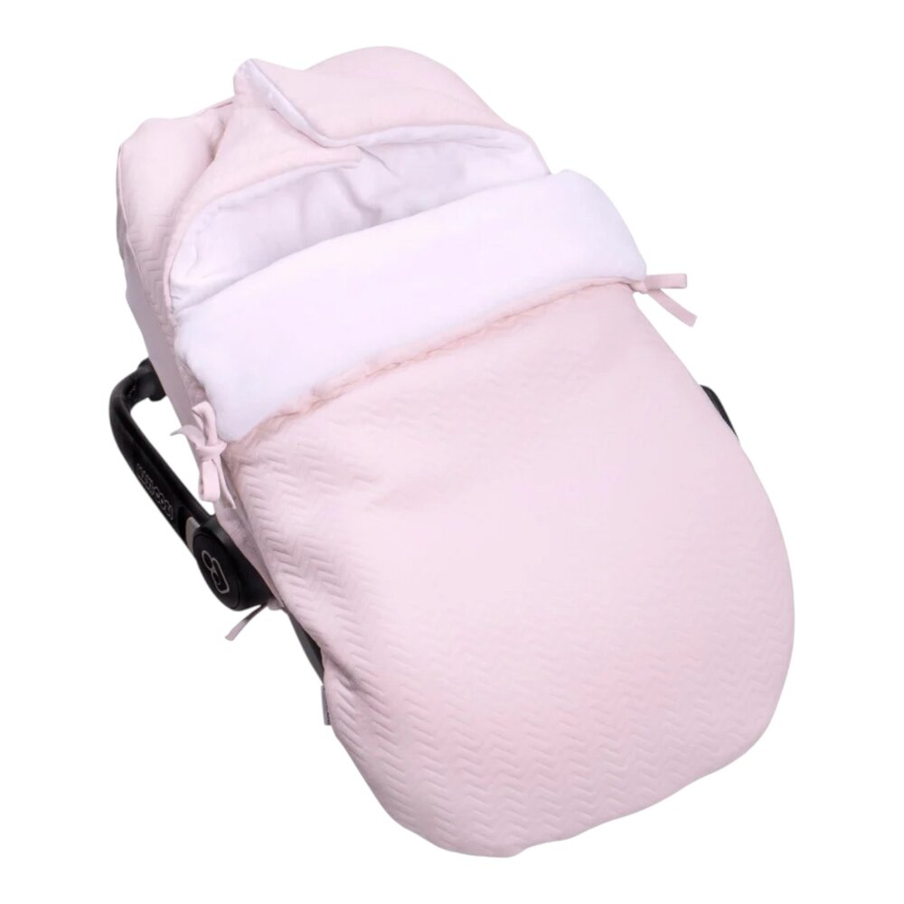 Chevron Autostoelhoes (MaxiCosi) Light pink