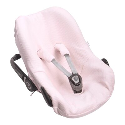 Chevron Autostoelhoes (MaxiCosi) Light pink