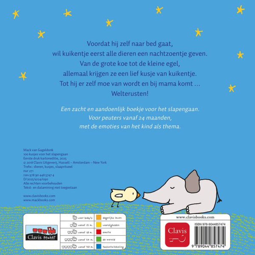 100 kusjes voor het slapengaan 100 kusjes voor het slapengaan