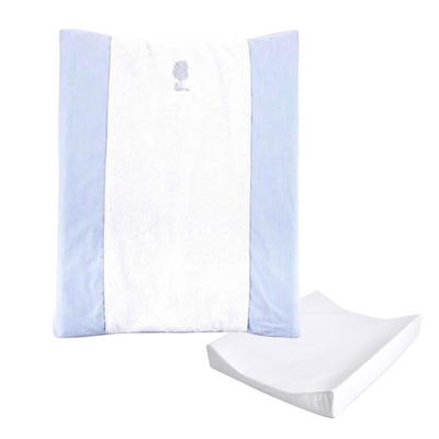 Showroommodel - Hoes verzorgingskussen bastof/katoen + verzorgingskussen 52x66 cm sweet blue