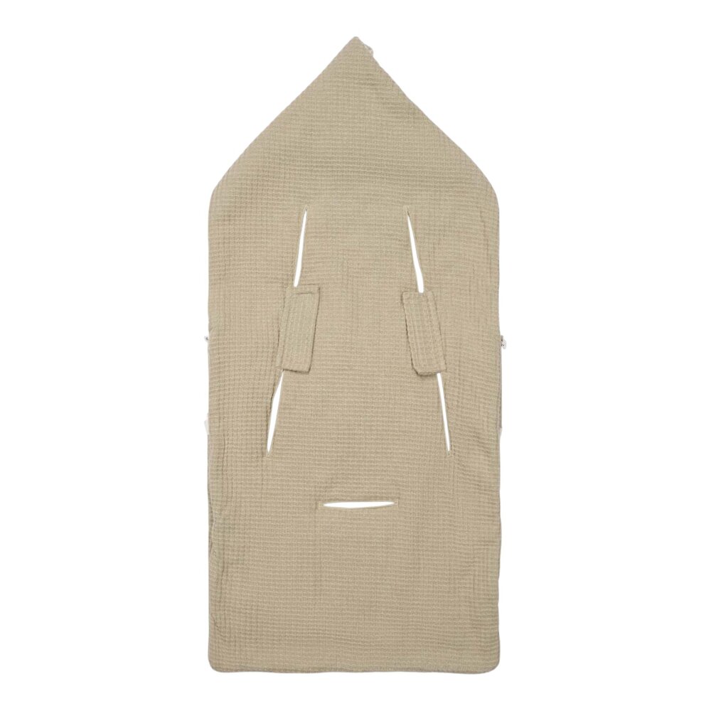 Voetenzak 0+ 3/5 punts cotton fleece Malaga 0-6M sage