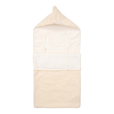 Voetenzak 0+ 3/5 punts cotton fleece Malaga 0-6M warm white