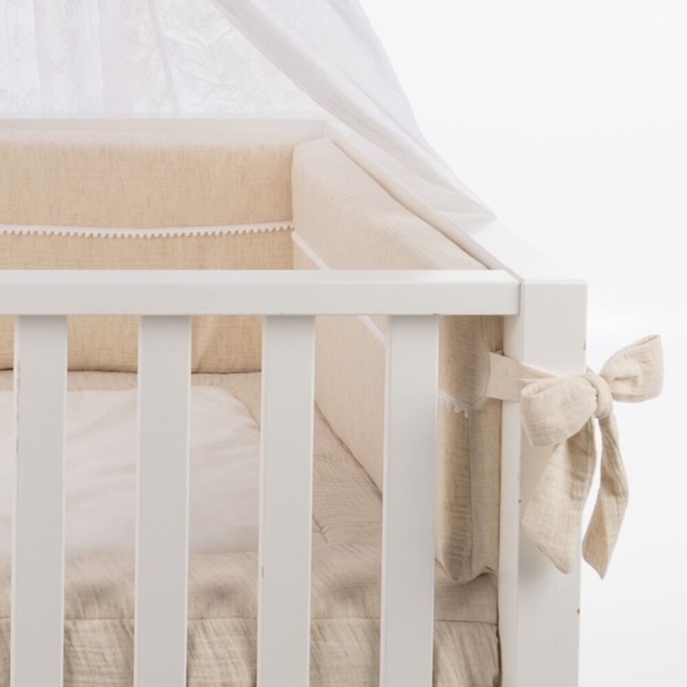 customized - Bedomrander in stof categorie 1 met korte lintstrikken customized - Bedomrander in stof categorie 1 met korte lintstrikken