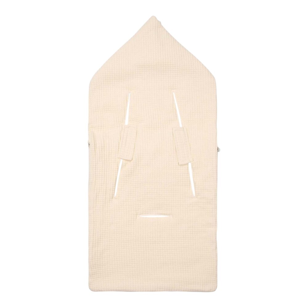 Voetenzak 0+ 3/5 punts cotton fleece Malaga 0-6M warm white