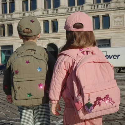 Rugzak Juno quilted sequin rosette Rugzak Juno quilted sequin rosette