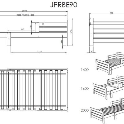 Jumper doorgroeibed Wit