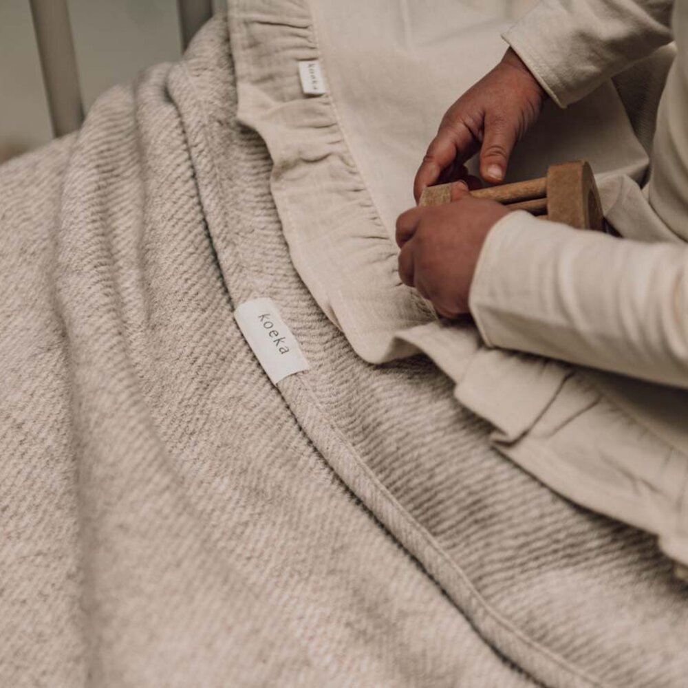 Wiegdeken Toronto 75x100 cm sand