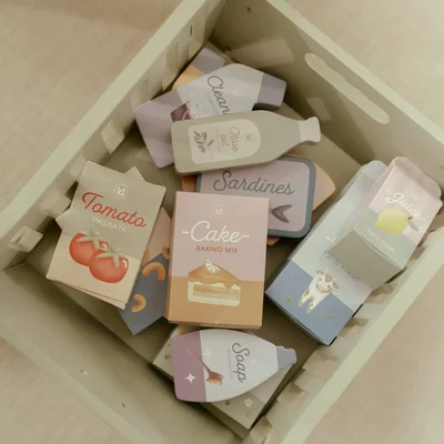 Houten winkelwagen  FSC