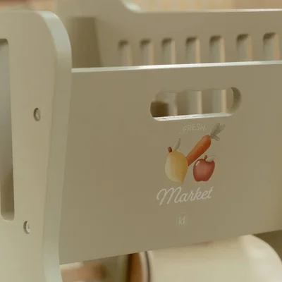 Houten winkelwagen  FSC