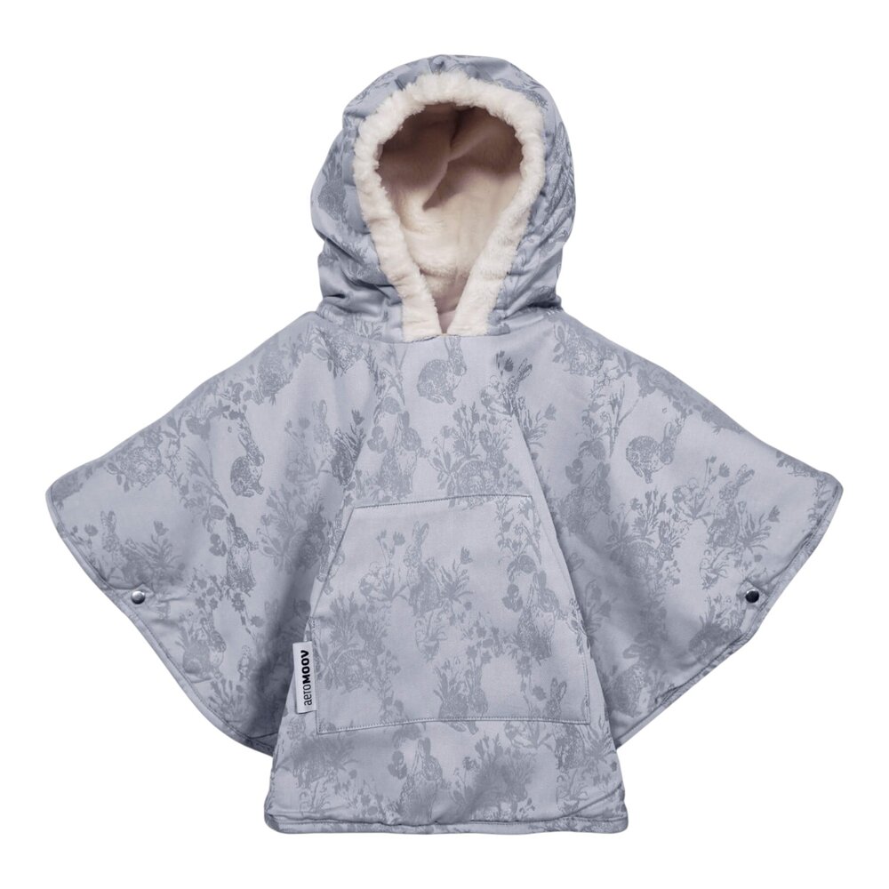 Winter Poncho Bunny grey Winter Poncho Bunny grey