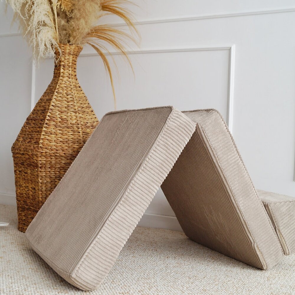 Velvet Rib Lounger Beige