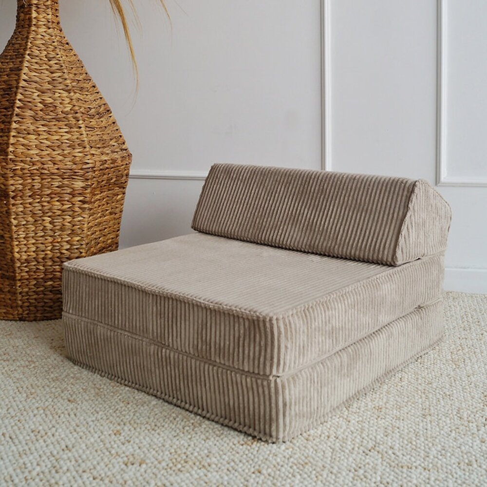 Velvet Rib Lounger Beige