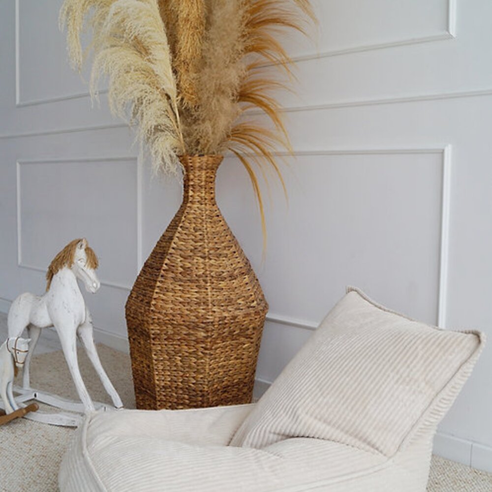 Velvet Rib Beanbag Cream