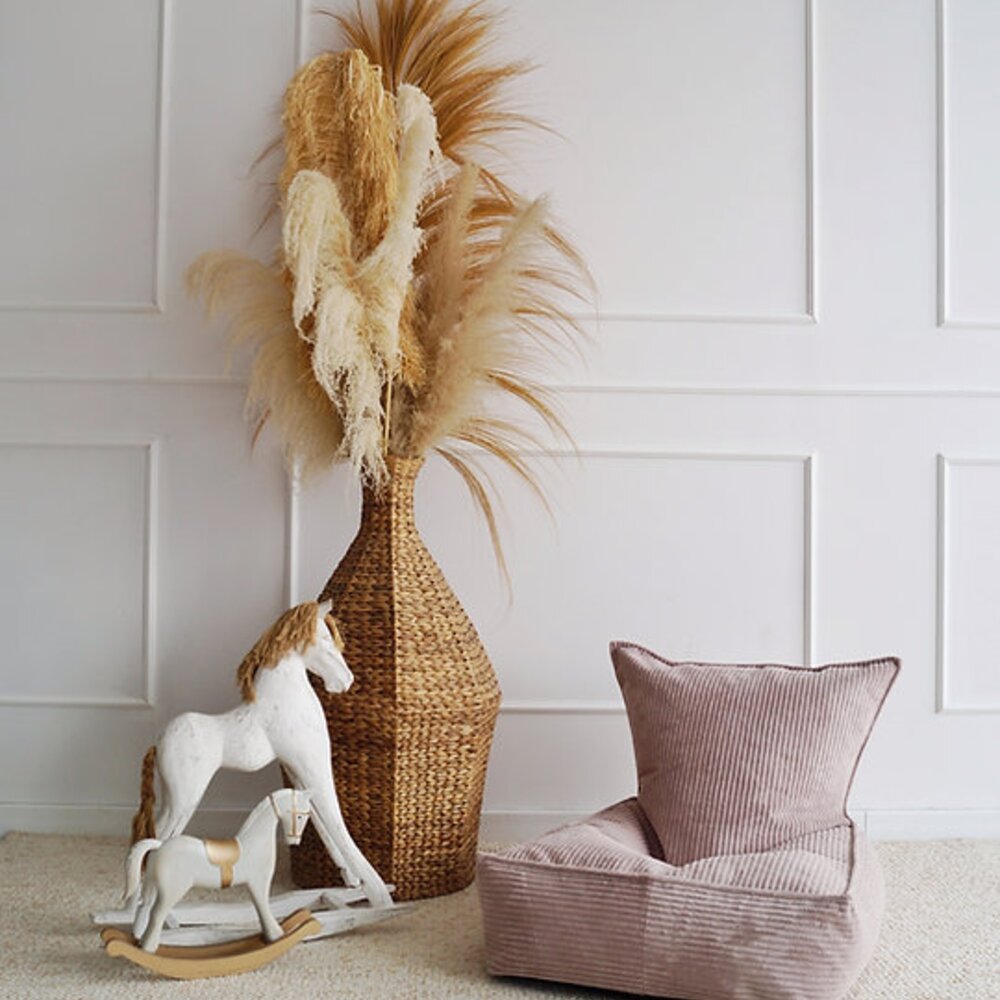 Velvet Rib Beanbag Dirty pink