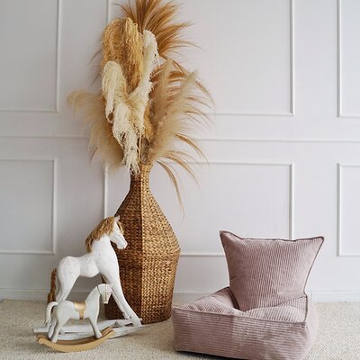 Velvet Rib Beanbag Dirty pink