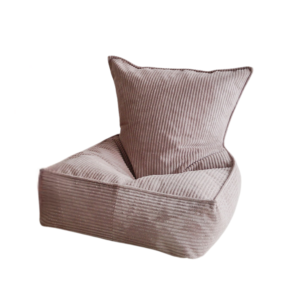 Velvet Rib Beanbag Dirty pink