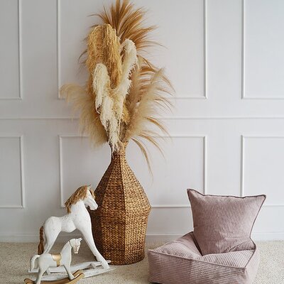 Velvet Rib Beanbag Dirty pink