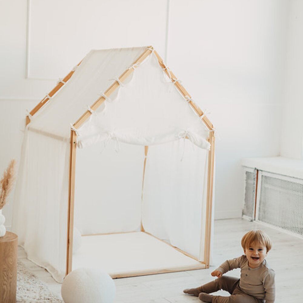 Speelhuis Scandi Roll Up 110x110 cm White