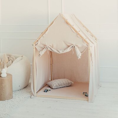 Speelhuis Scandi Roll Up 110x110 cm Beige