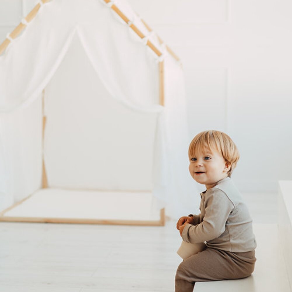 Speelhuis Scandi Curtain White