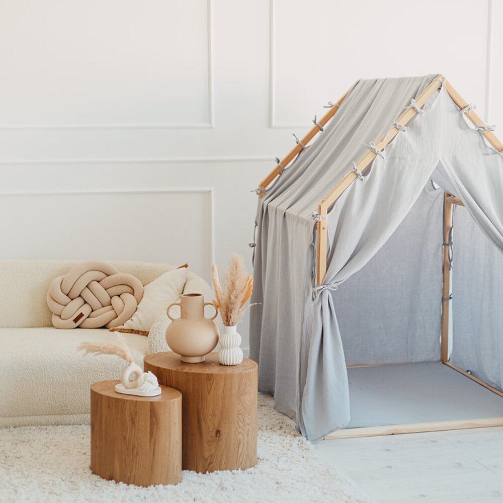 Speelhuis Scandi Curtain Blue