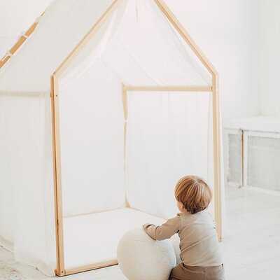 Speelhuis Scandi Roll Up 110x110 cm White