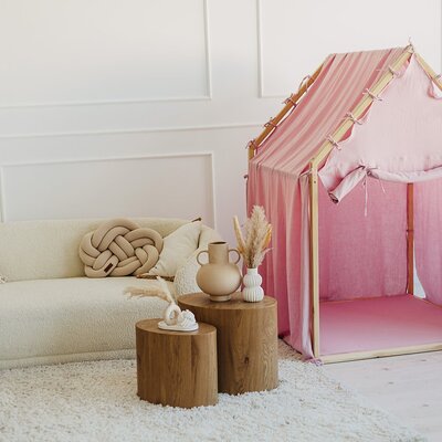 Speelhuis Scandi Roll Up 110x110 cm Pink