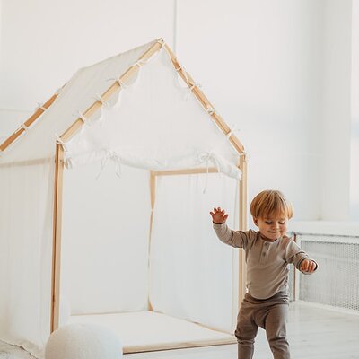 Speelhuis Scandi Roll Up 110x110 cm White