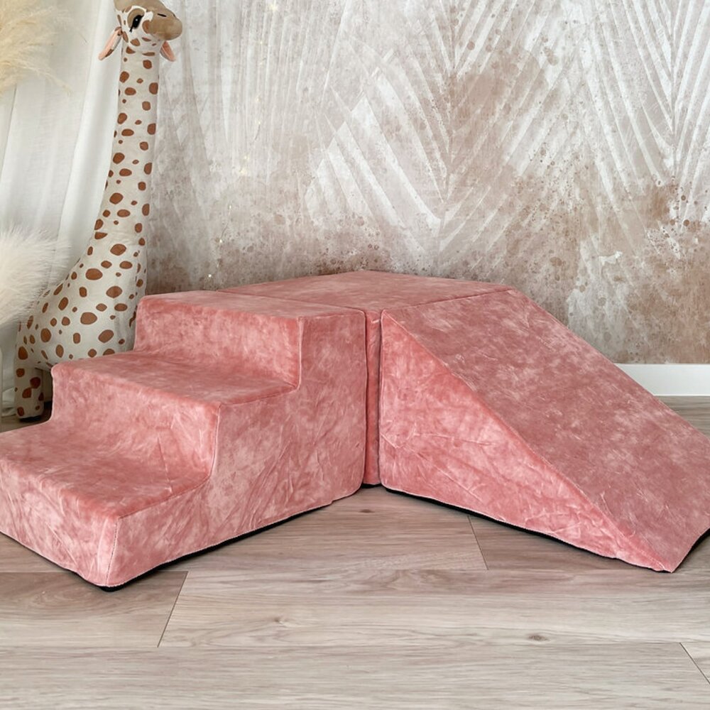 Foam speelset soft velvet (3st) Rasberry pink