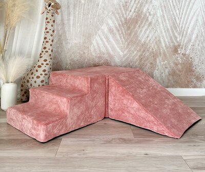 Foam speelset soft velvet (3st) Rasberry pink Foam speelset soft velvet (3st) Rasberry pink