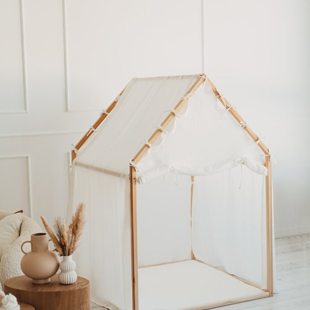 Speelhuis Scandi Roll Up 110x110 cm White