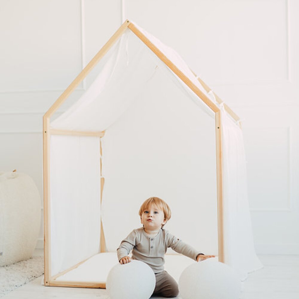 Speelhuis Scandi Roll Up 110x110 cm White