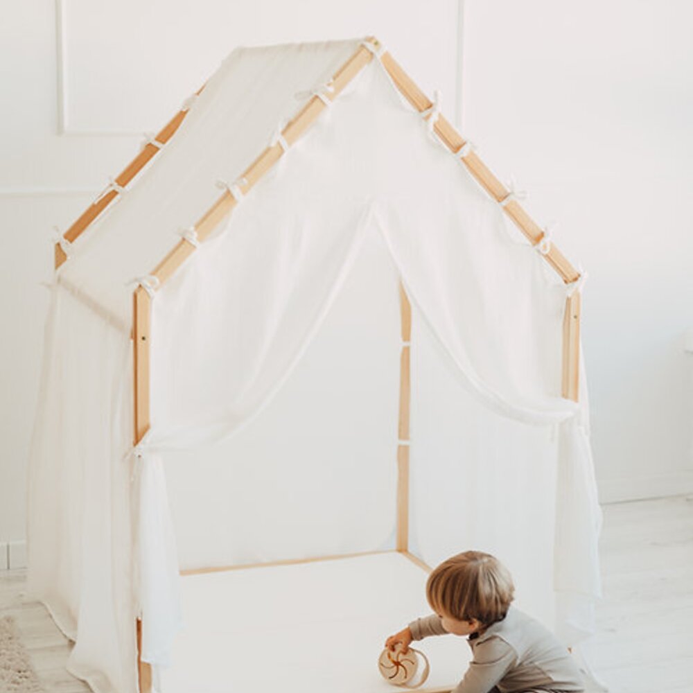 Speelhuis Scandi Curtain White