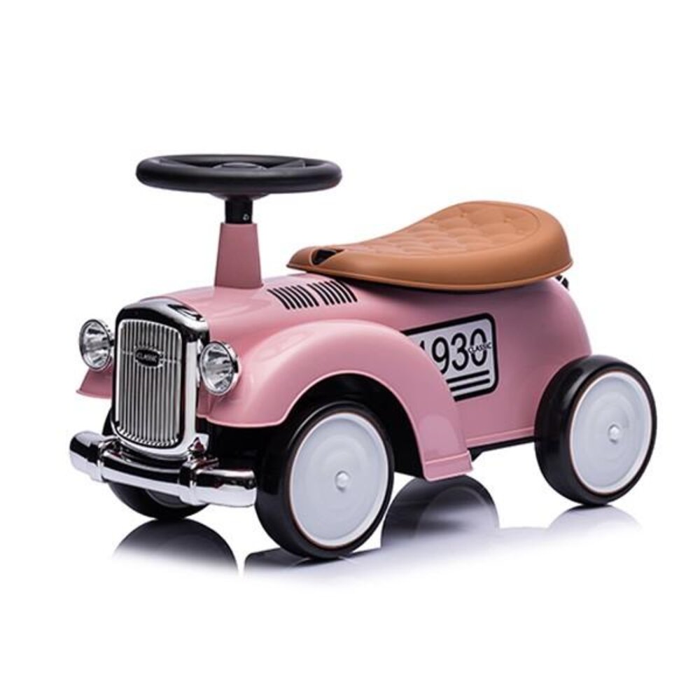 Loopauto retro moritz Roze