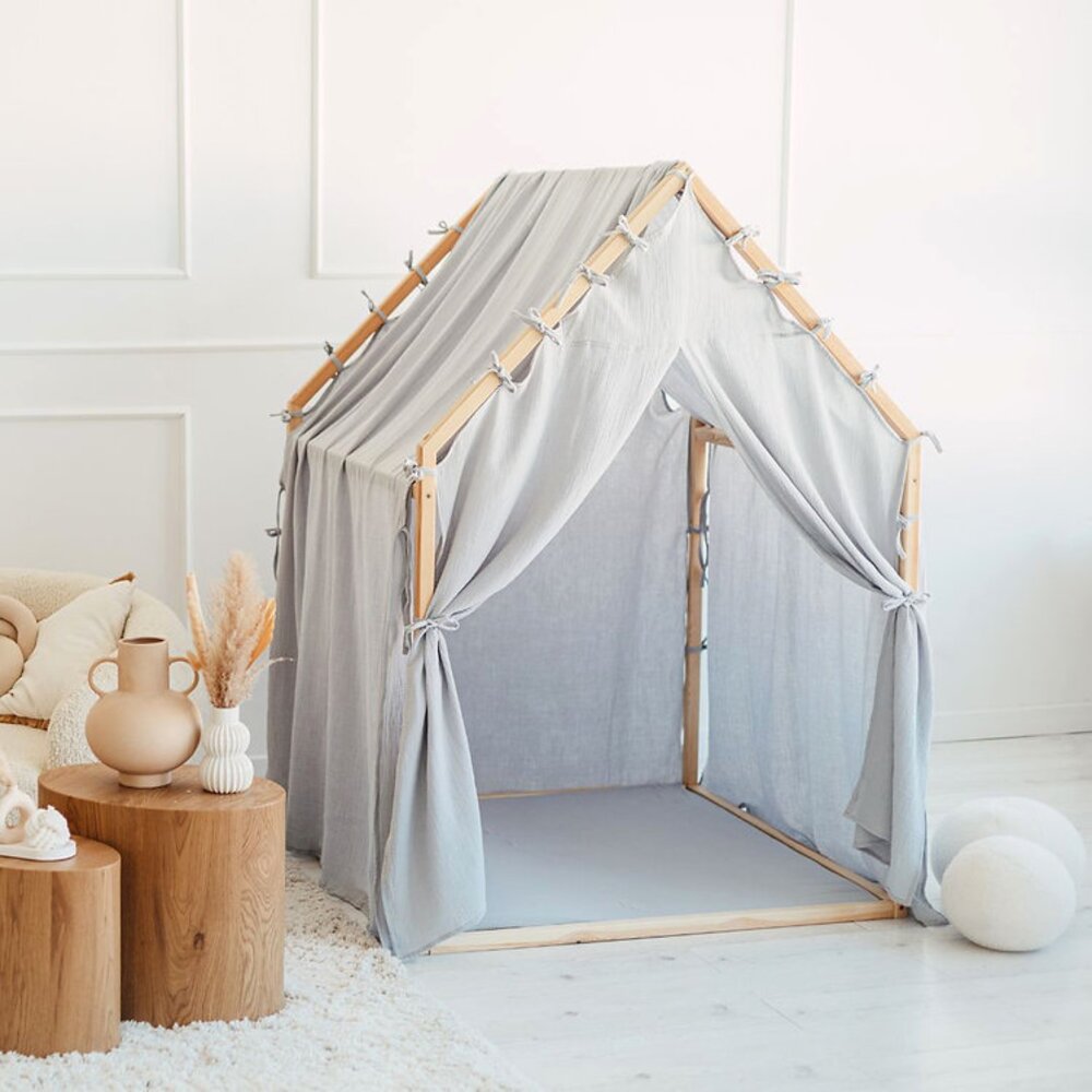 Speelhuis Scandi Curtain Blue