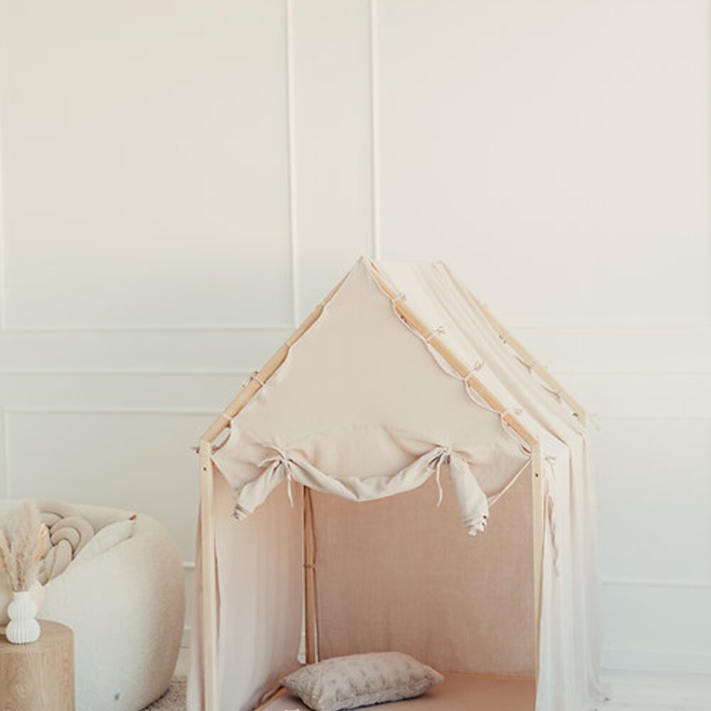 Speelhuis Scandi Roll Up 110x110 cm Beige