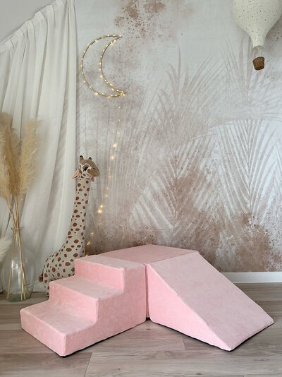 Foam speelset soft velvet (3st) Soft Pink