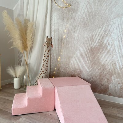 Foam speelset soft velvet (3st) Soft Pink