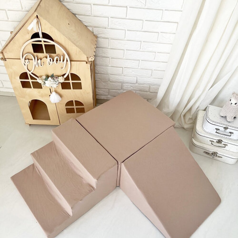 Foam speelset katoen (3st) Beige